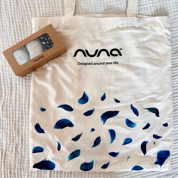 Nuna Kids Socks Set - Blue and White - Picture 1 of 5